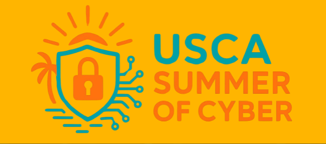 Summber of cyber graphic logo