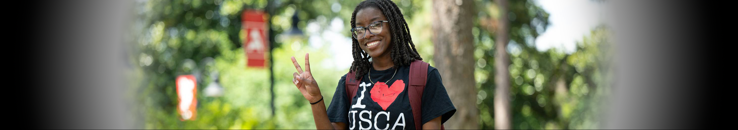 Header image of student for Admissions banner