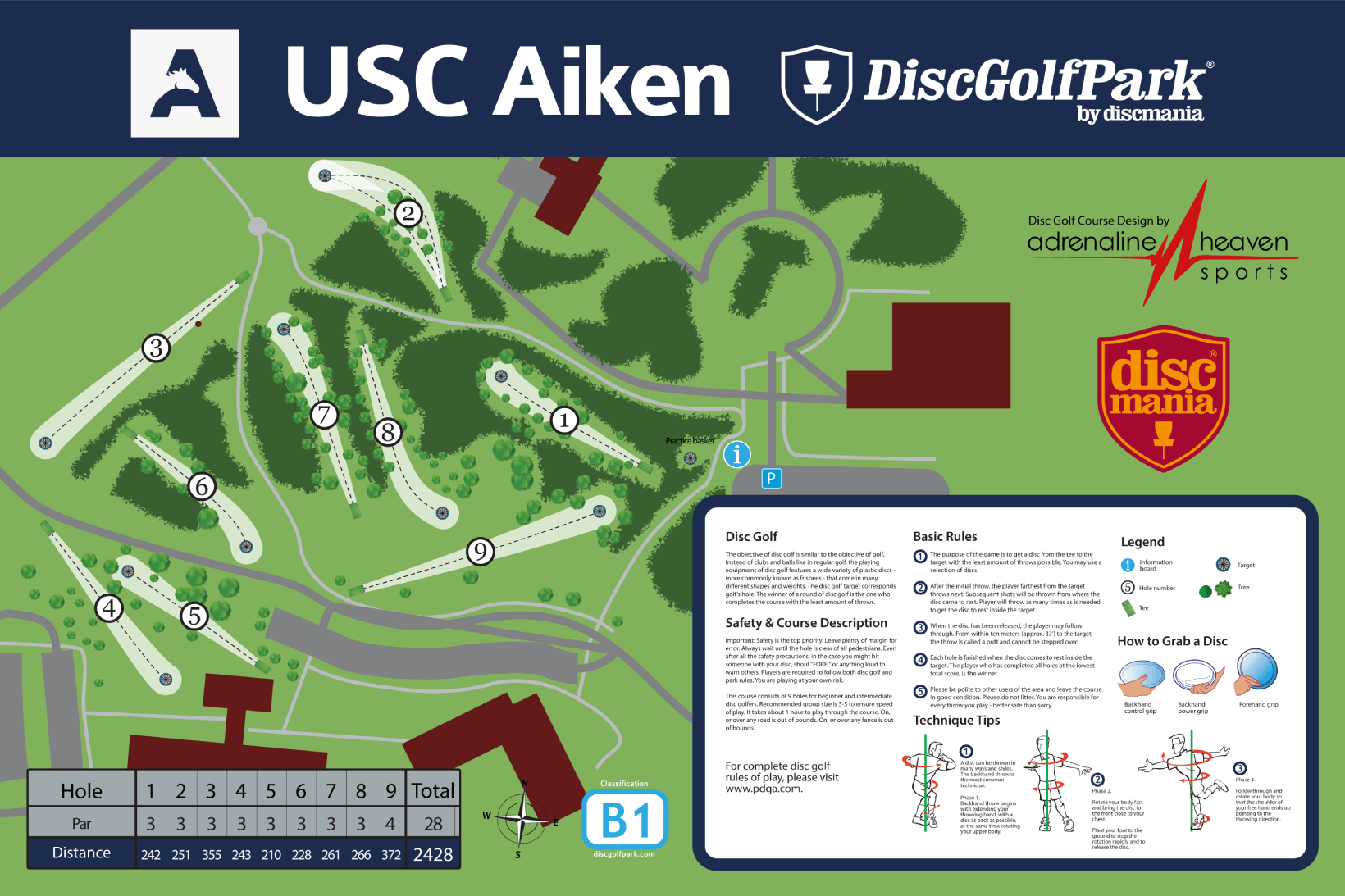 USC Aiken Golf Disc Park