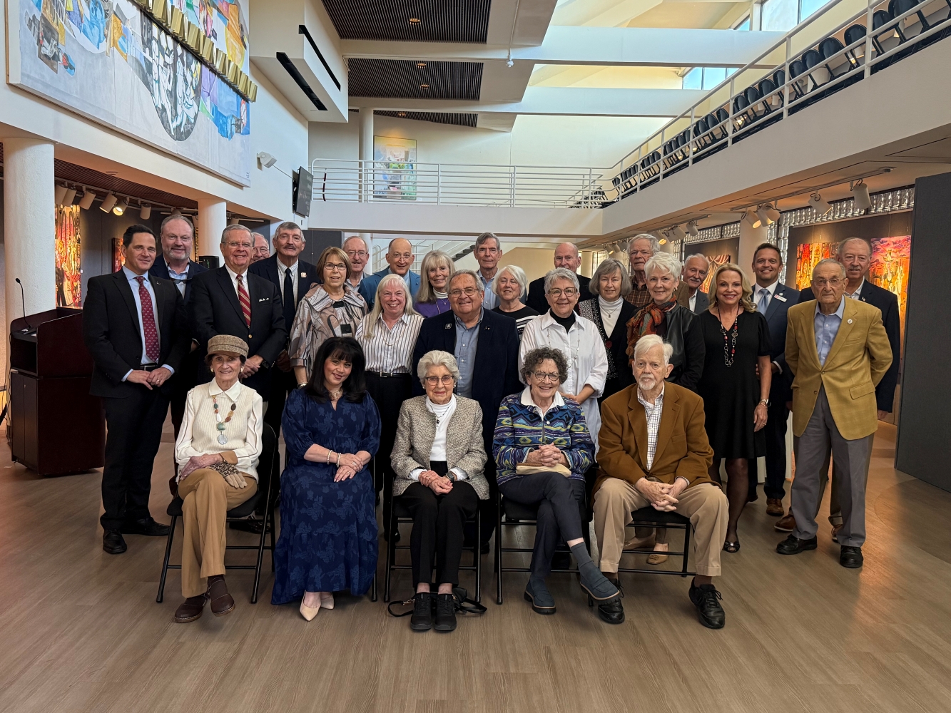 From left, During the annual Legacy Society brunch Nov. 14, Dr. Daniel Heimmermann, chancellor, and others celebrated the generous legacies of several donors who have committed gifts to the university in their wills, trusts or other planned gifts.  Intentional giving through the USCA Legacy Society helped strengthen enrollment, expand opportunities for students in nursing, education, cybersecurity