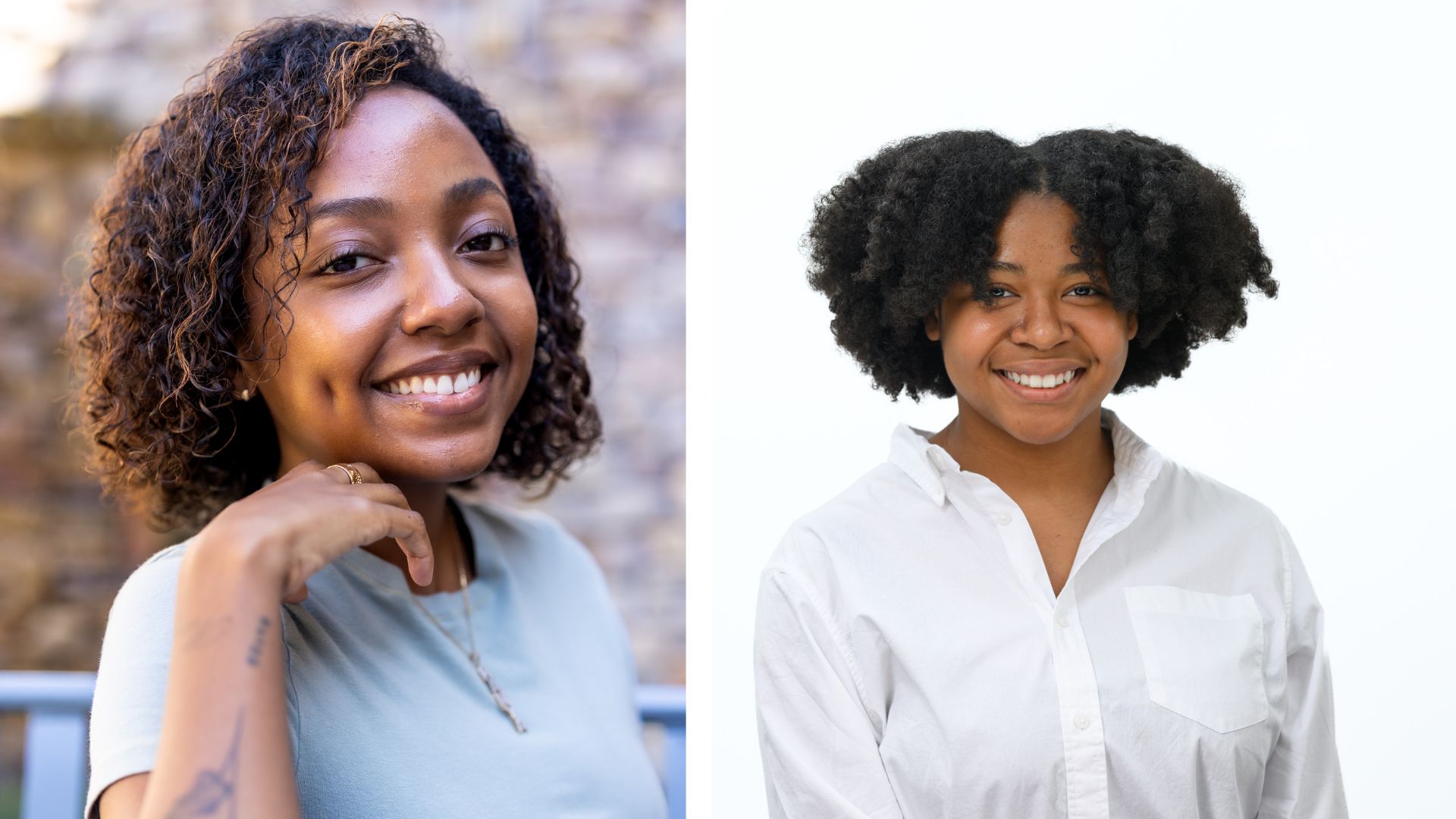 Kamya Brooks (left) and Makayla Shedrick (right) received $1,000 scholarships at the third annual Brayboy Brooks Scholarship Breakfast.