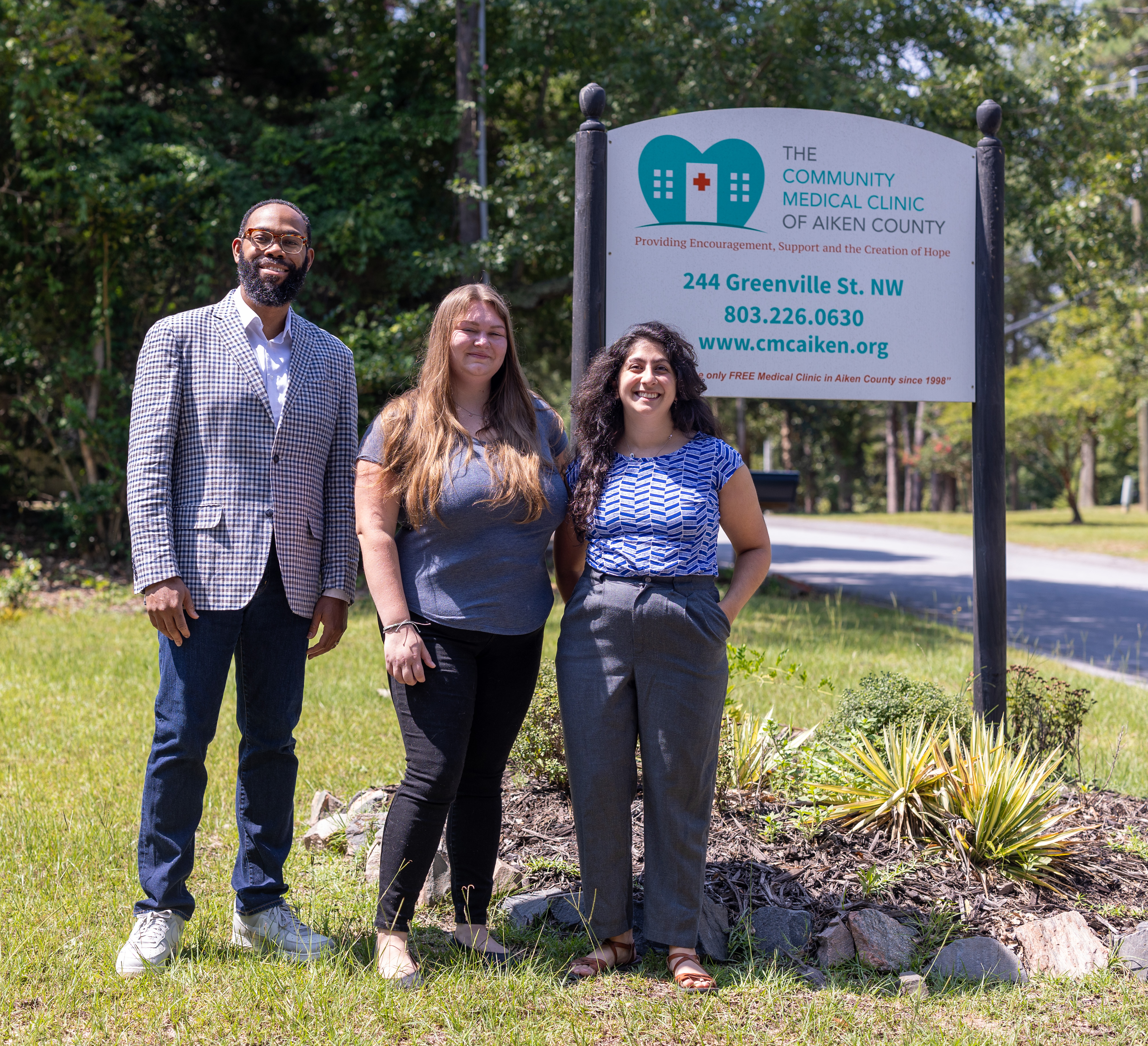 Orion Jeter (left), Madison Lindsey (center), and Moussa Rogers (right)