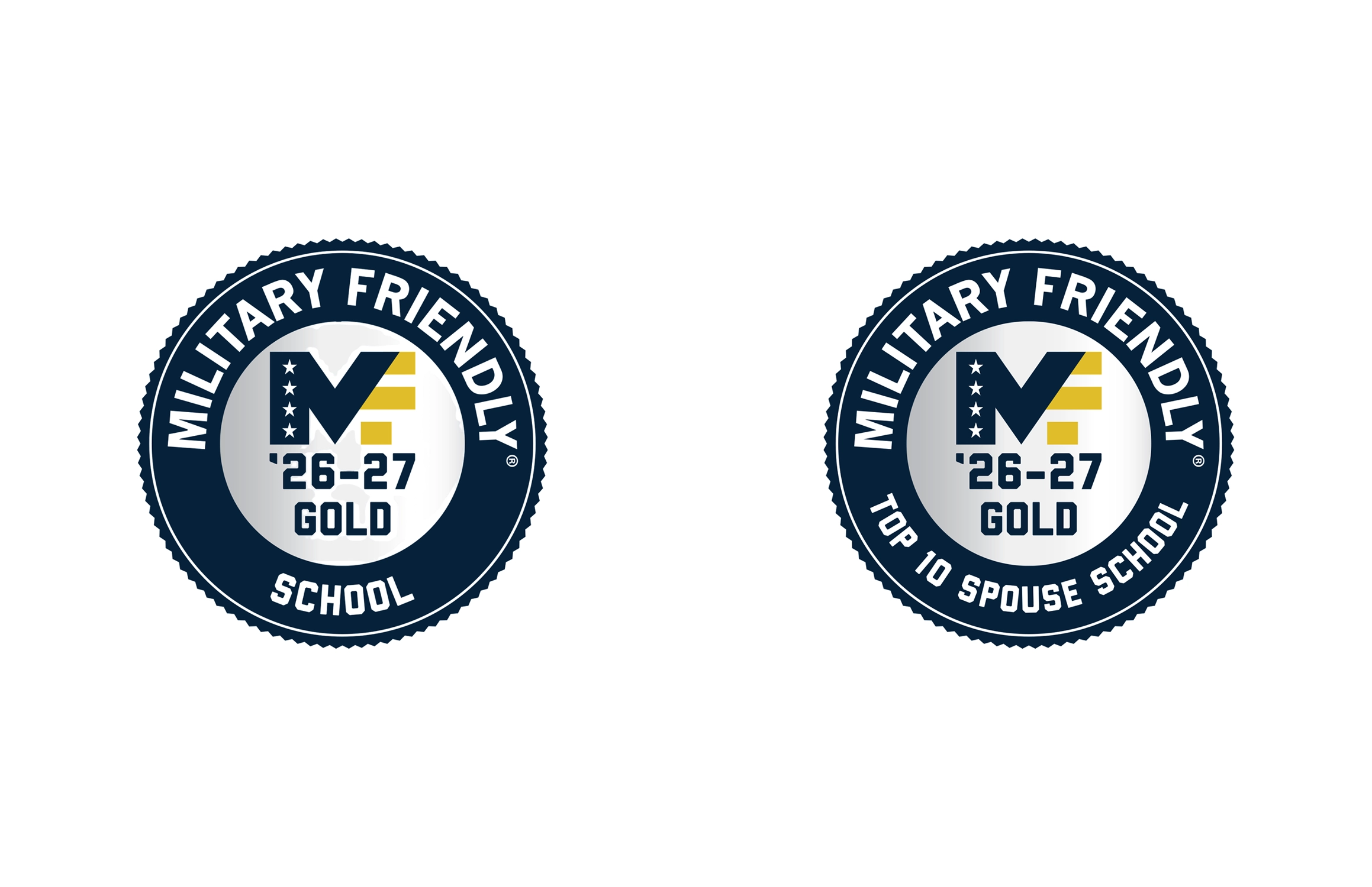 USCA has earned the 2026-27 Military Friendly® Schools Designation, recognized as a Gold School. In addition, the university ranked in the top 10 Military Spouse Friendly Schools.