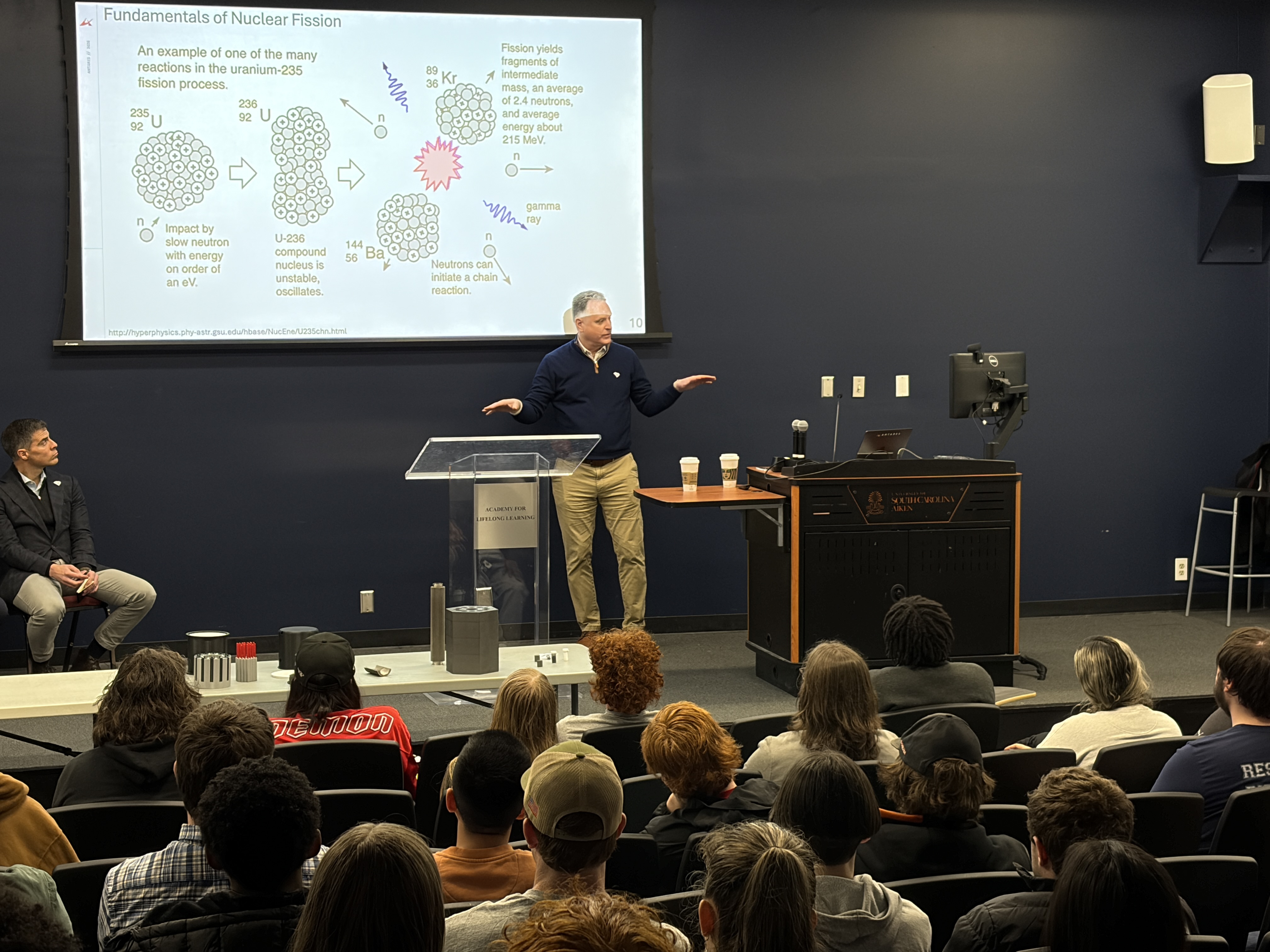 USCA partners with Antares Nuclear; engineers' insights prepare students.