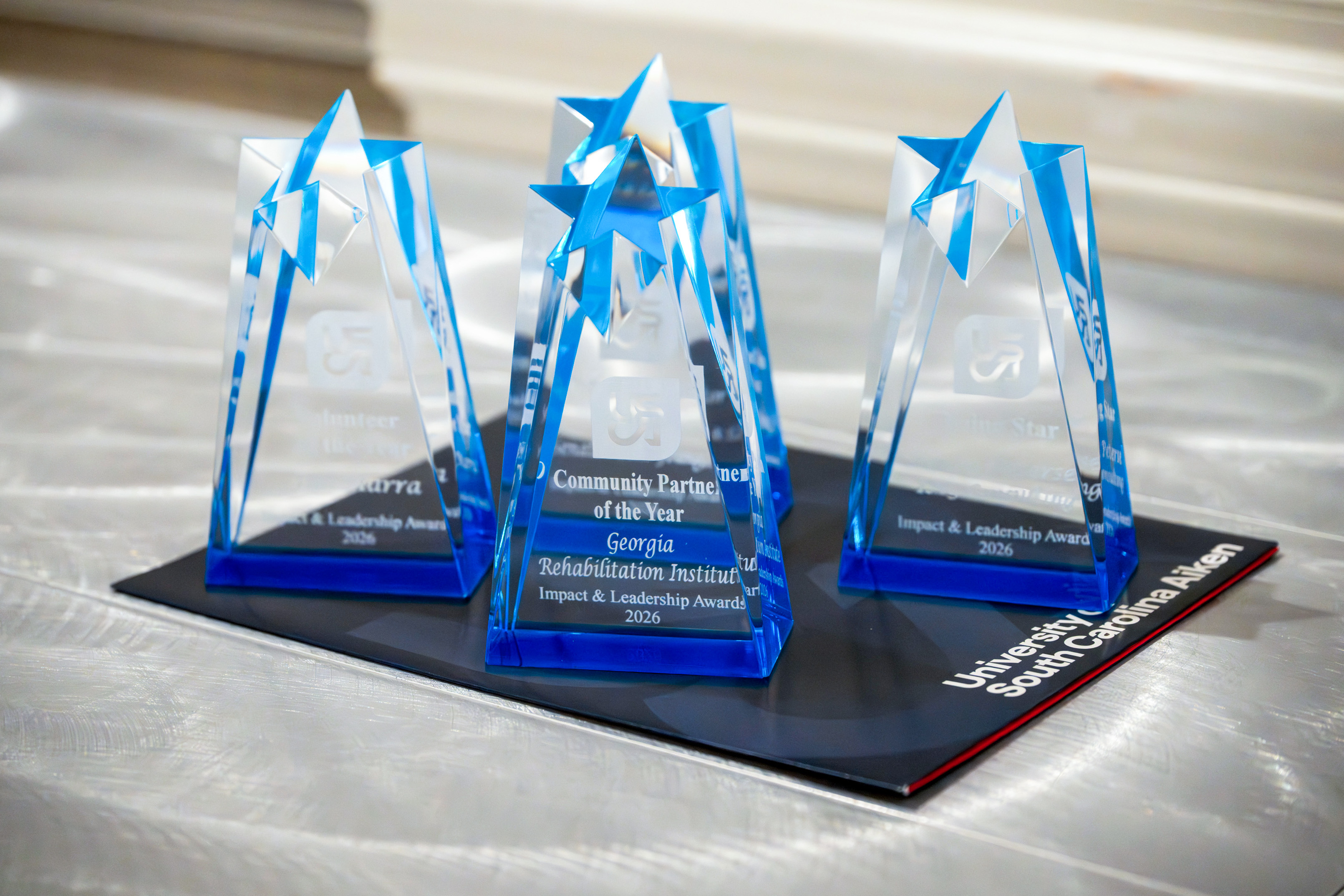 USCA celebrated and recognized community members who invest in students’ success during the Leadership and Impact Awards ceremony.