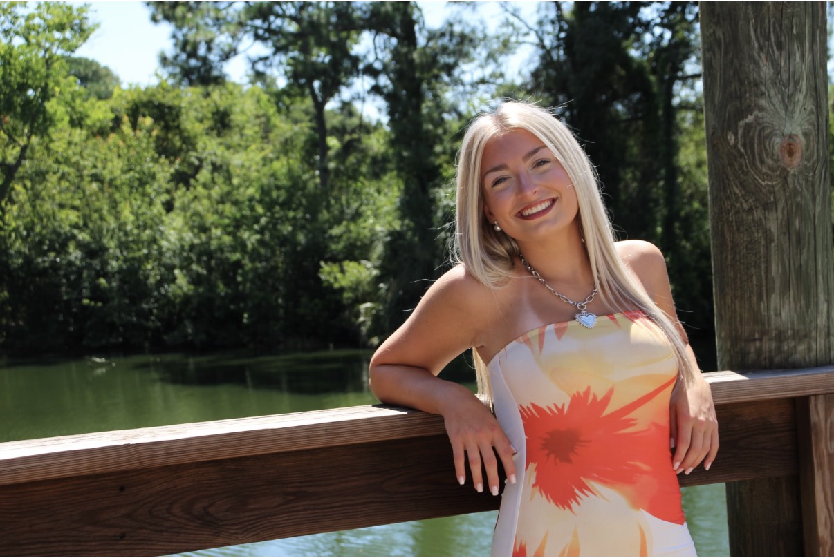 The number of applications to the College of Arts, Humanities and Social Sciences are on the rise. Presley Bell, a communication major from Barnwell, South Carolina, chose USCA in part because of the class sizes.  Courtesy photo.