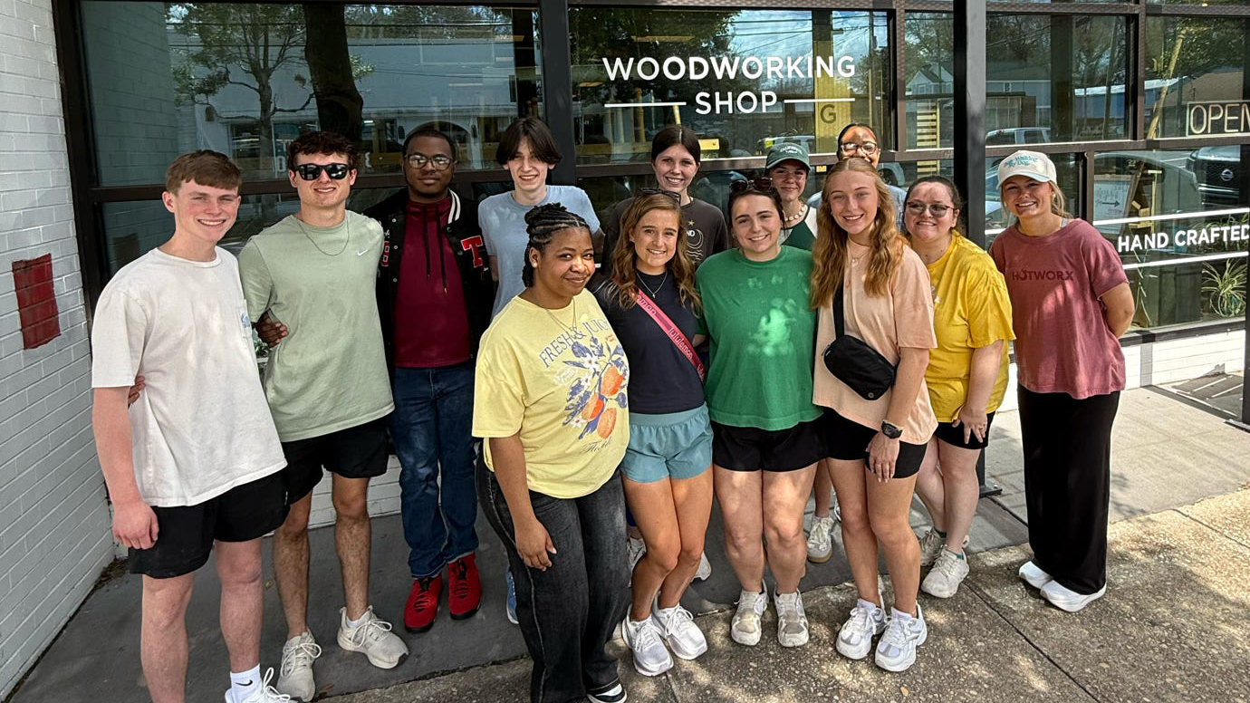 On IMPACT’s Alternative Spring Break Trip, students went to Carolina Beach, North Carolina where they volunteered and helped the local community.